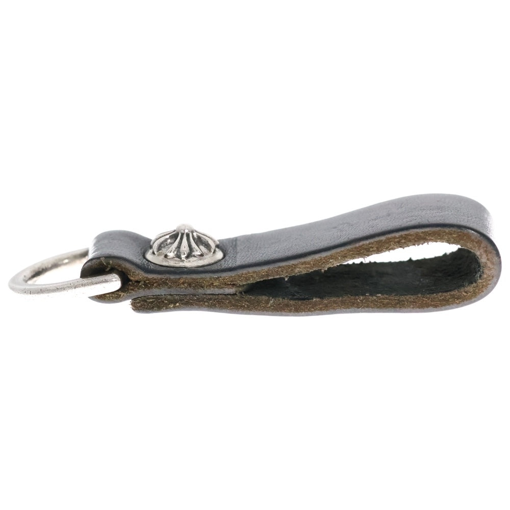 CHROME HEARTS(クロムハーツ) BELT LOOP D RING Dリング クロスボールベルトループ ブラック/シルバー BCA415