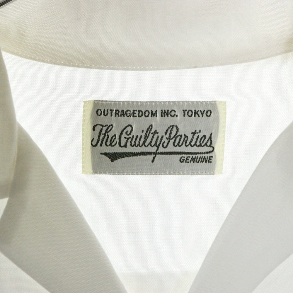 WACKO MARIA(ワコマリア) 50'S OPEN COLLAR SHIRT L/S オープンカラーシャツ ホワイト