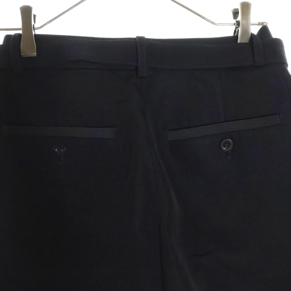 Sacai(サカイ) 24SS サイドライン スーチング切り替え ベルト タック ショーツ ハーフパンツ ブラック 24-07613