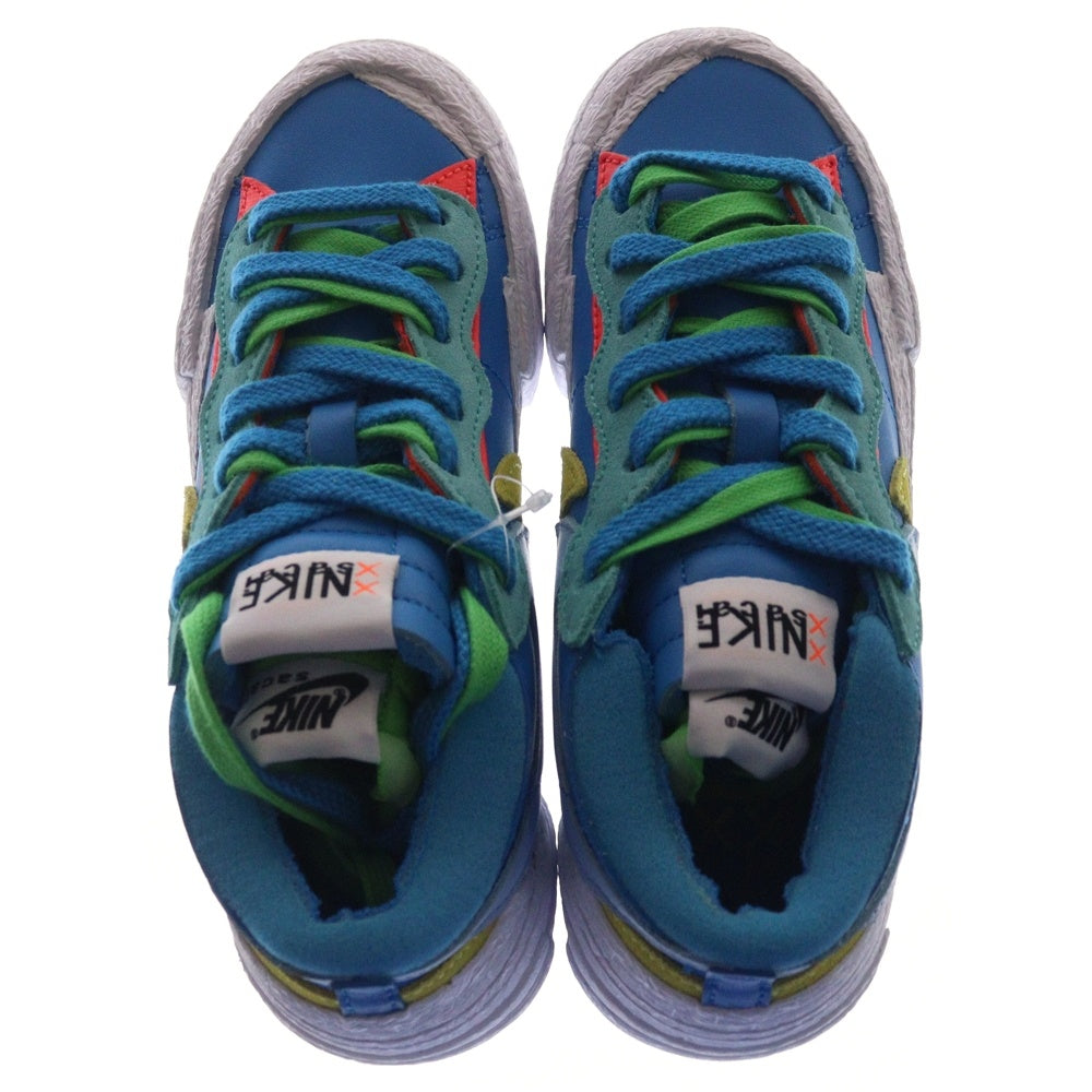 NIKE(ナイキ) ×サカイ ×カウズ BLAZER LOW NEPTUNEN BLUE ブレーザー ネプチューンブルー ローカット スニーカー レディース US3.5/22.5cm DM7901-400