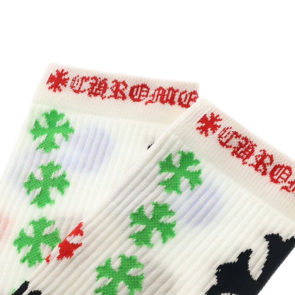CHROME HEARTS(クロムハーツ) STENCIL SOCKS WHITE ステンシルソックス 靴下 ホワイト