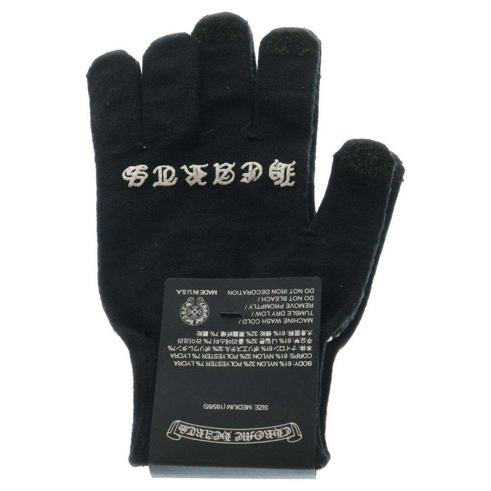 CHROME HEARTS(クロムハーツ) WORK GLOVES ワークグローブ 手袋 ブラック/ホワイト