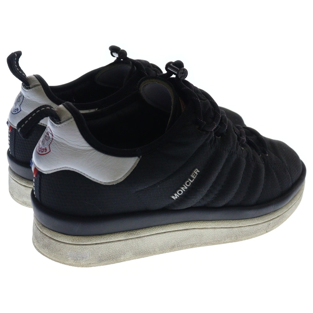 MONCLER(モンクレール) ×adidas CAMPUS アディダス キャンパス レザー切替 ローカット スニーカー ブラック US8.5/26.5cm IG7868