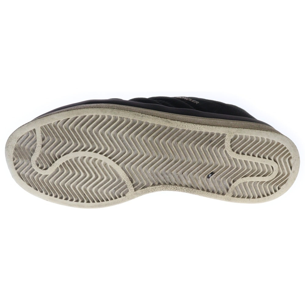 MONCLER(モンクレール) ×adidas CAMPUS アディダス キャンパス レザー切替 ローカット スニーカー ブラック US8.5/26.5cm IG7868