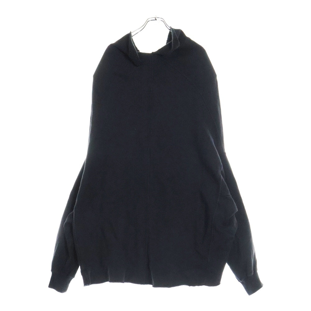 Rick Owens(リックオウエンス) 24SS SHROUD SWEAT シュラウドスウェット ハイネック変形スウェットトレーナー ブラック RR01D3214-F