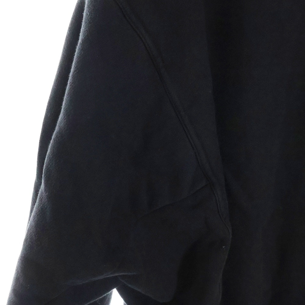 Rick Owens(リックオウエンス) 24SS SHROUD SWEAT シュラウドスウェット ハイネック変形スウェットトレーナー ブラック RR01D3214-F