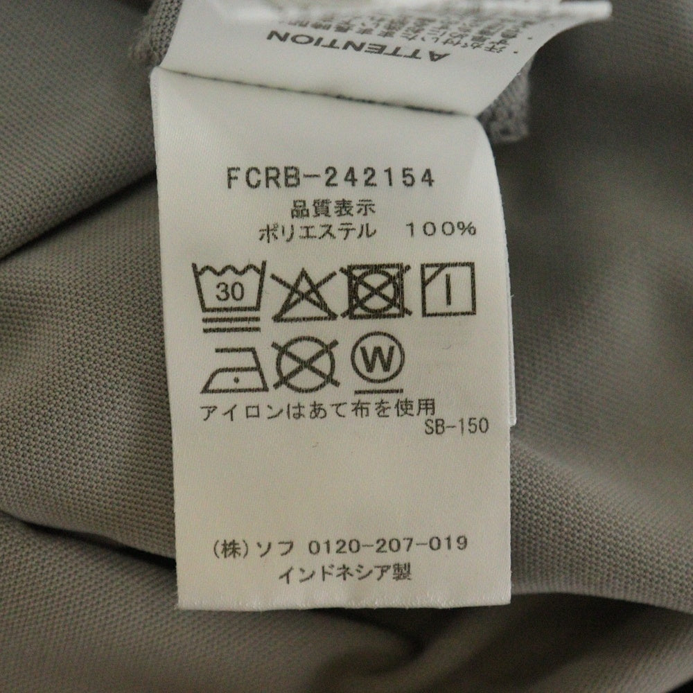 F.C.R.B.(エフシーアールビー) 24AW PS30 AUTHENTIC TEAM TOUR S/S TOP プレイステーション オーセンティックチームツアー カットソー 半袖Tシャツ ジャージ グレー FCRB-242154
