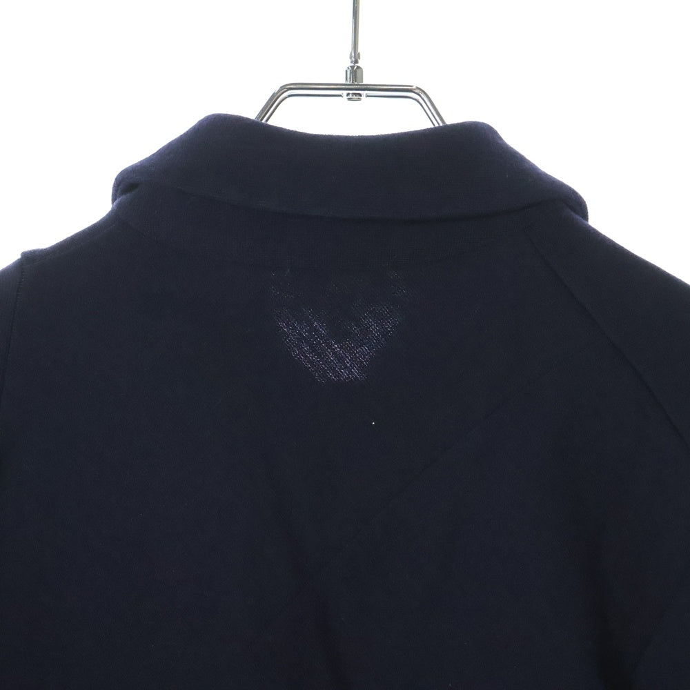 COMME des GARCONS COMME des GARCONS(コムデギャルソンコムデギャルソン) 07SS AD2006 変形 捻じれ加工 ダブルブレスト ニット ジャケット ネイビー レディース RS-J007