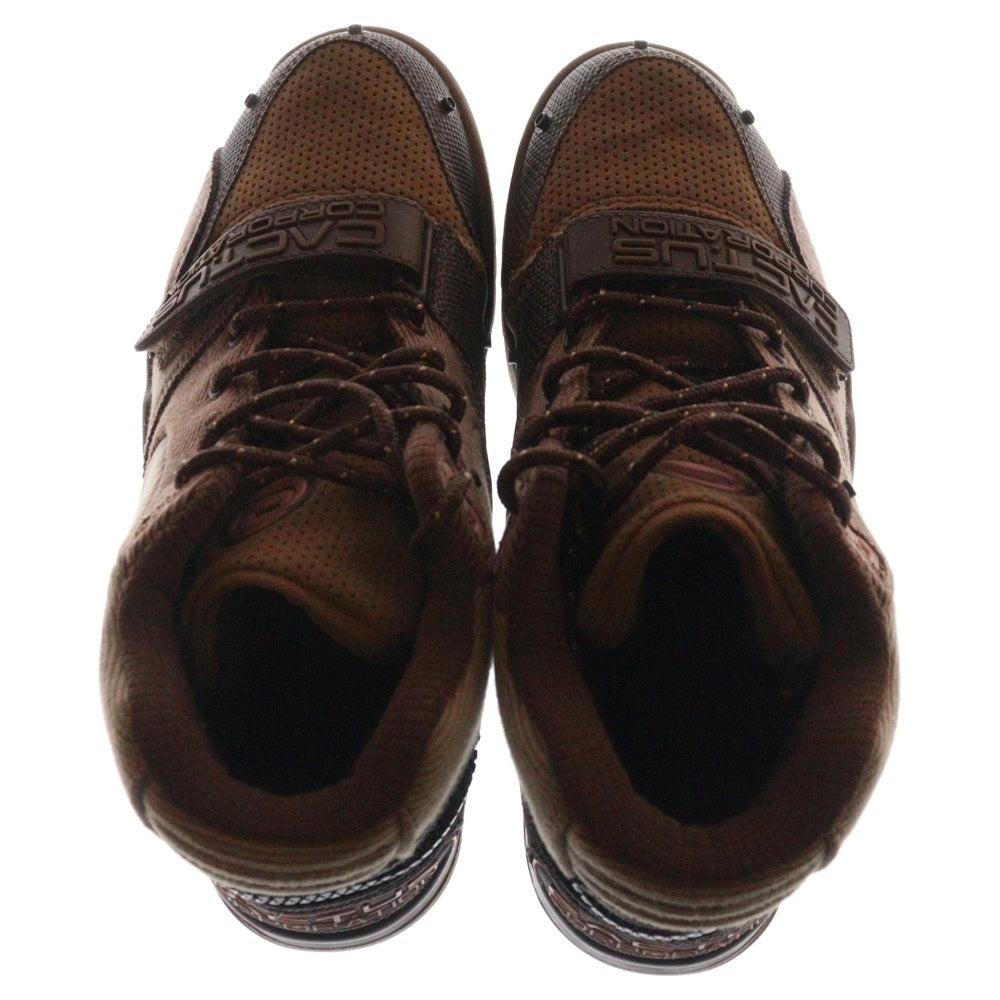 NIKE(ナイキ) ×TRAVIS SCOTT AIR TRAINER 1 SP ARCHAEO BROWN AND RUST PINK トラヴィススコット エアトレーナー1 SP ミッドカットスニーカー レディース DR7515-200