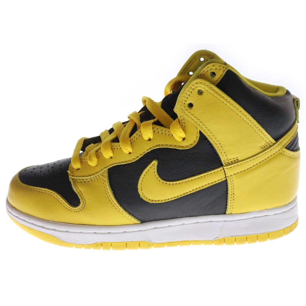 NIKE(ナイキ) DUNK HIGH VARCITY MAIZE ダンク バーシティメイズ ハイカットスニーカー レディース イエロー/ブラック US6/24cm CZ8149-002