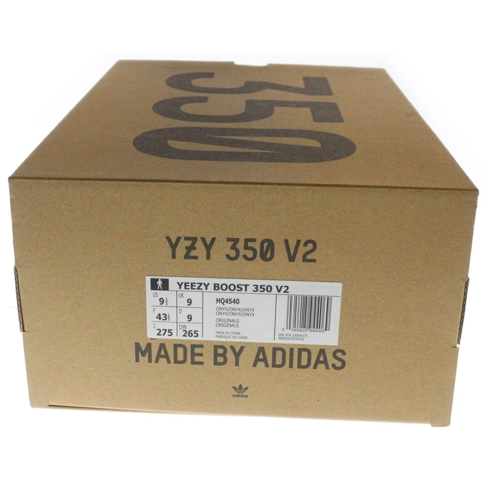 adidas(アディダス) YEEZY BOOST 350 V2 Onyx イージーブースト オニキス ローカットスニーカー ブラック US9.5/27.5cm HQ4540