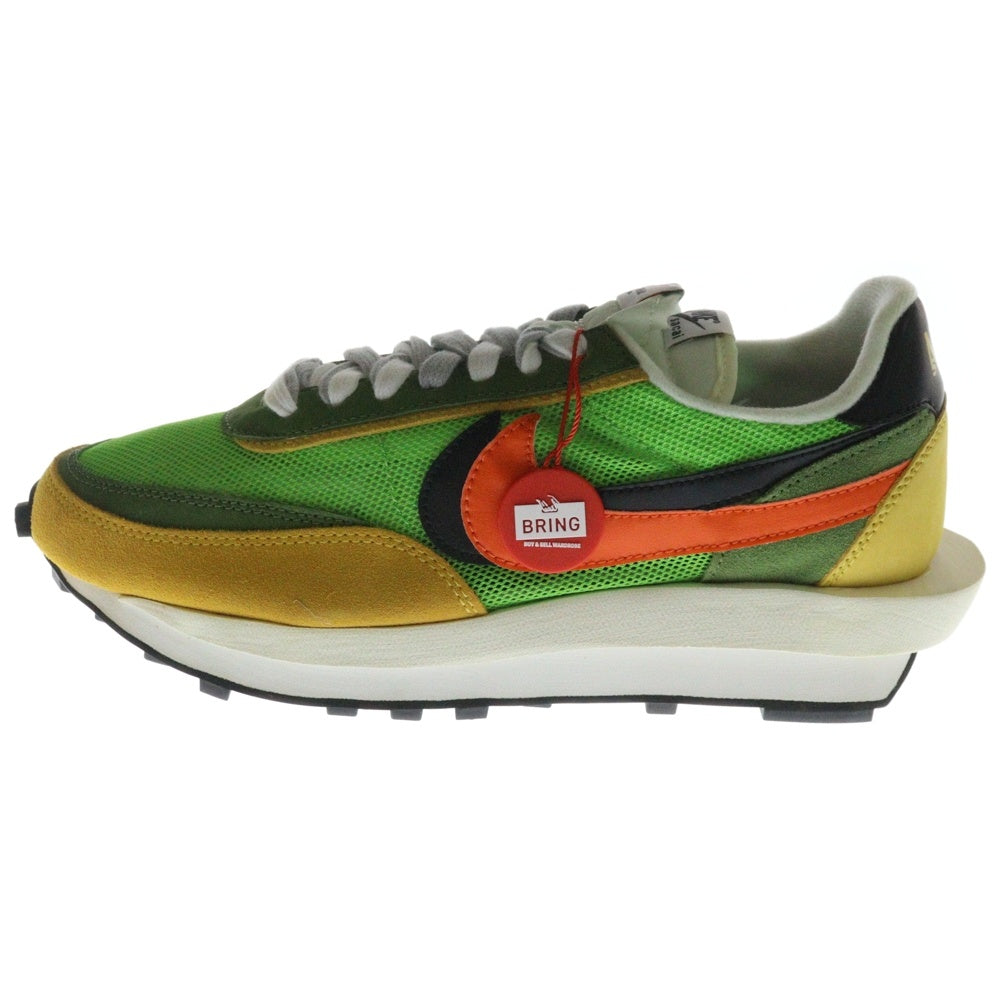 NIKE(ナイキ) ×Sacai LD WAFFLE サカイ LD ワッフル ローカットスニーカー グリーン/オレンジ US9/27cm BV0073-300