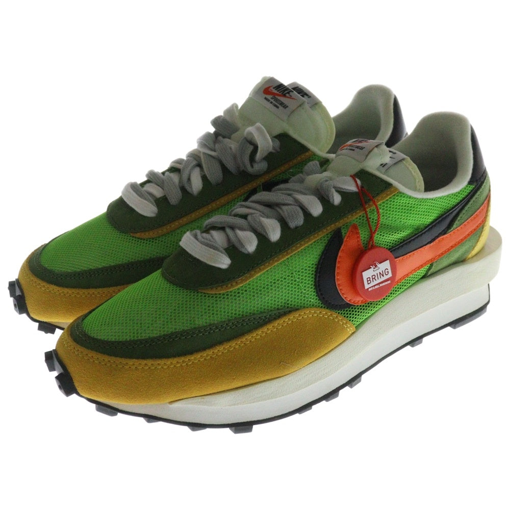 NIKE(ナイキ) ×Sacai LD WAFFLE サカイ LD ワッフル ローカットスニーカー グリーン/オレンジ US9/27cm BV0073-300