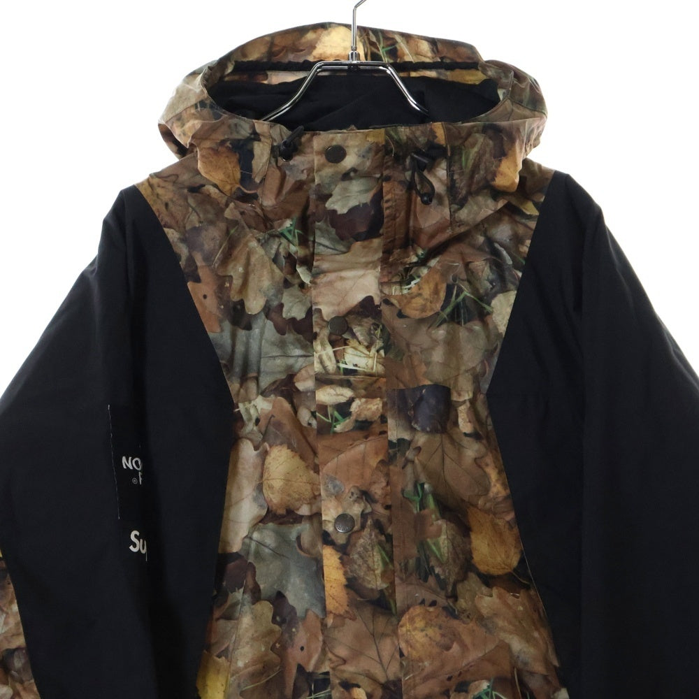 SUPREME(シュプリーム) 16AW ×THE NORTH FACE Mountain Light Jacket ザ ノースフェイス 枯葉デザイン マウンテンパーカー ジップアップナイロンジャケット NF0A2SZ2