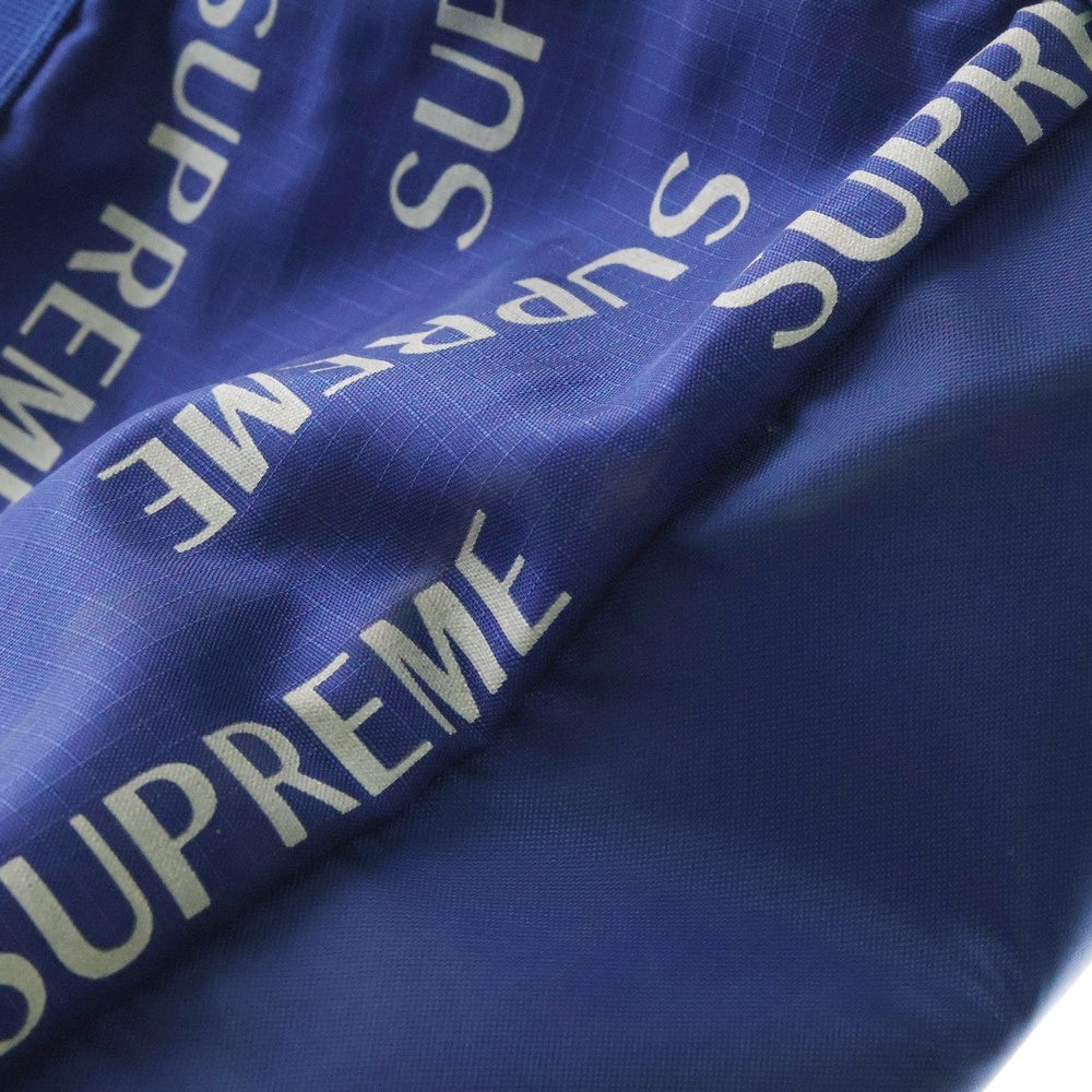 SUPREME(シュプリーム) 16AW 3M Reflective Repeat Duffle Bag 3Mリフレクティブリピートロゴ ダッフル 2WAYボストンバッグ ショルダーバッグ ブルー