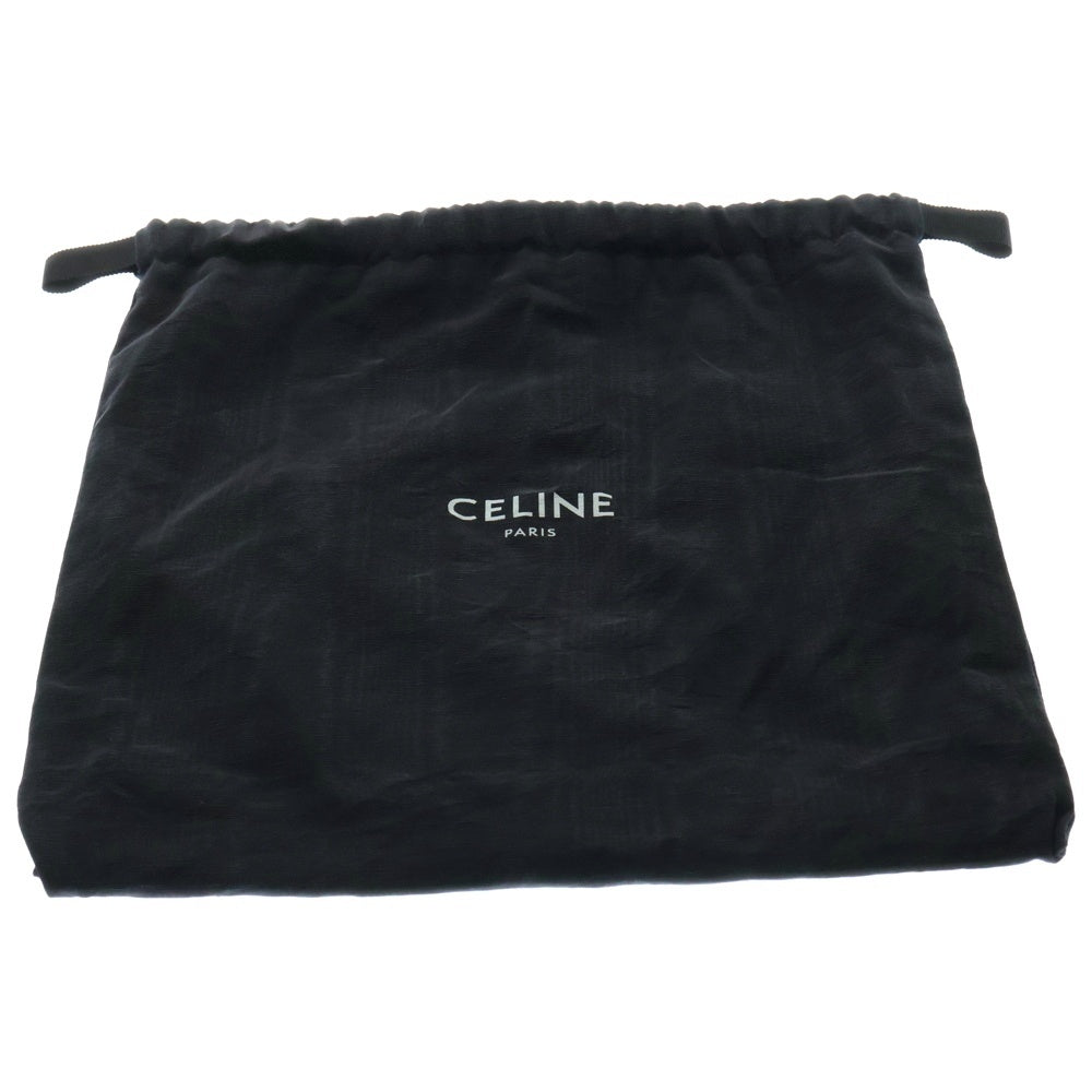 CELINE(セリーヌ) Vertical Messenger Box スタンプド エキゾチック バーティカル メッセンジャーショルダーバッグ ブラック/シルバー 110533EOX.38SI