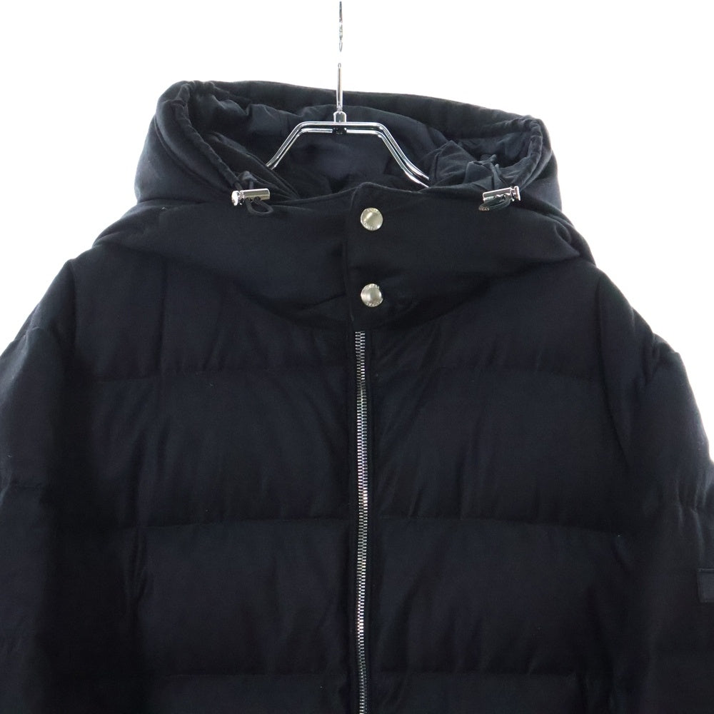 TATRAS(タトラス) 24AW DOMIZIANO ドミッツィアーノ フーデッドダウンジャケット ダブルジップ ブラック MTAT24A4289-D