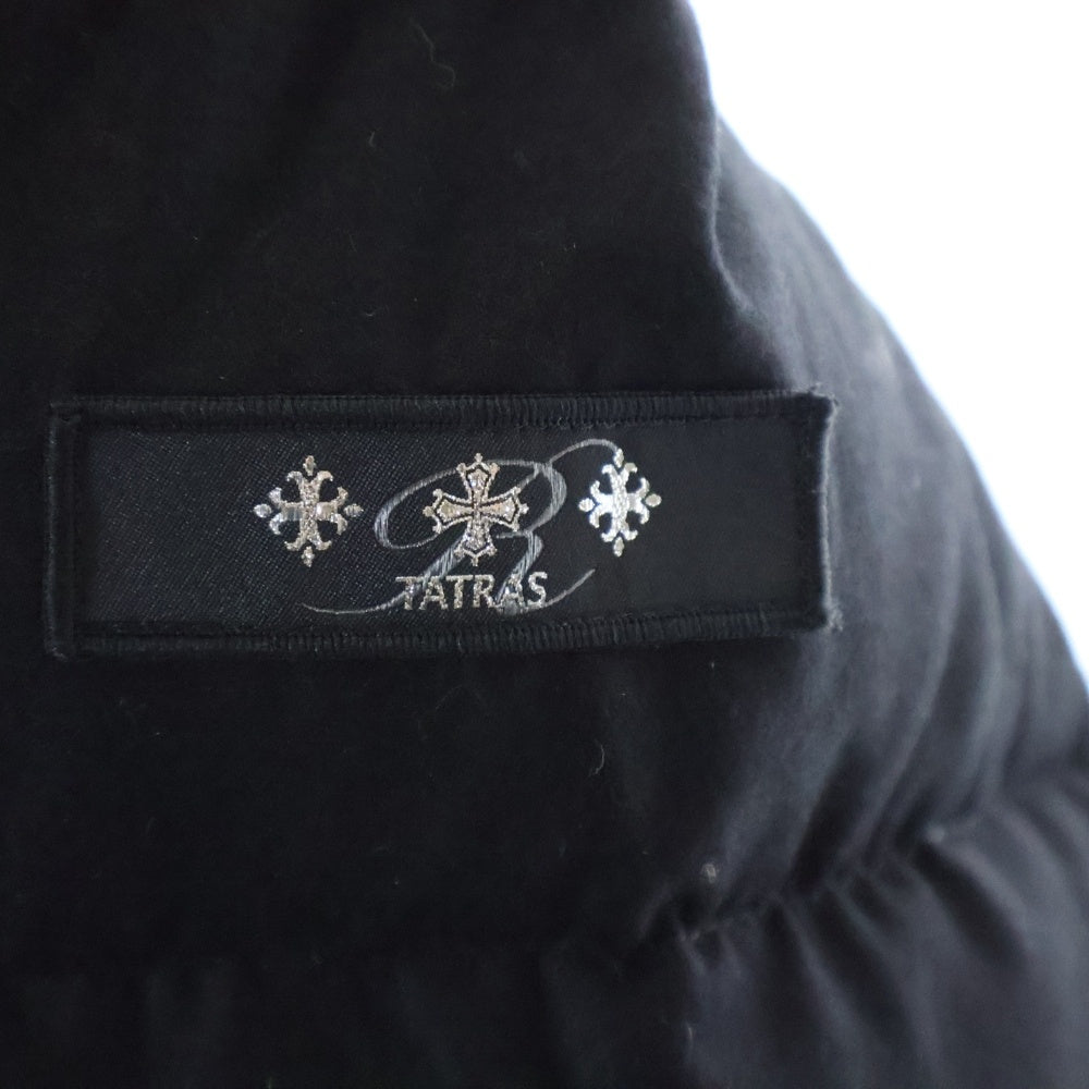 TATRAS(タトラス) 24AW DOMIZIANO ドミッツィアーノ フーデッドダウンジャケット ダブルジップ ブラック MTAT24A4289-D