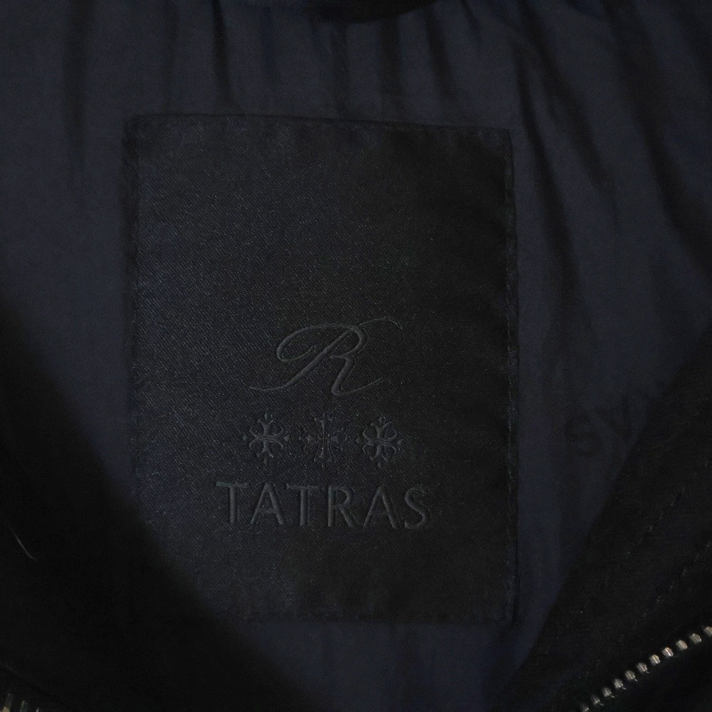 TATRAS(タトラス) 24AW DOMIZIANO ドミッツィアーノ フーデッドダウンジャケット ダブルジップ ブラック MTAT24A4289-D