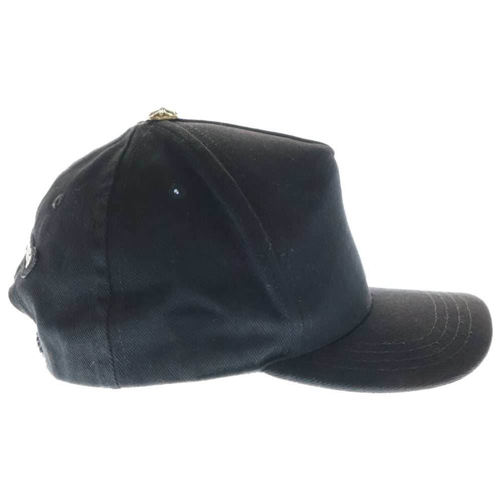 CHROME HEARTS(クロムハーツ) TRUCKER CAP RS3刺繍 クロスボール トラッカーキャップ 帽子 ブラック