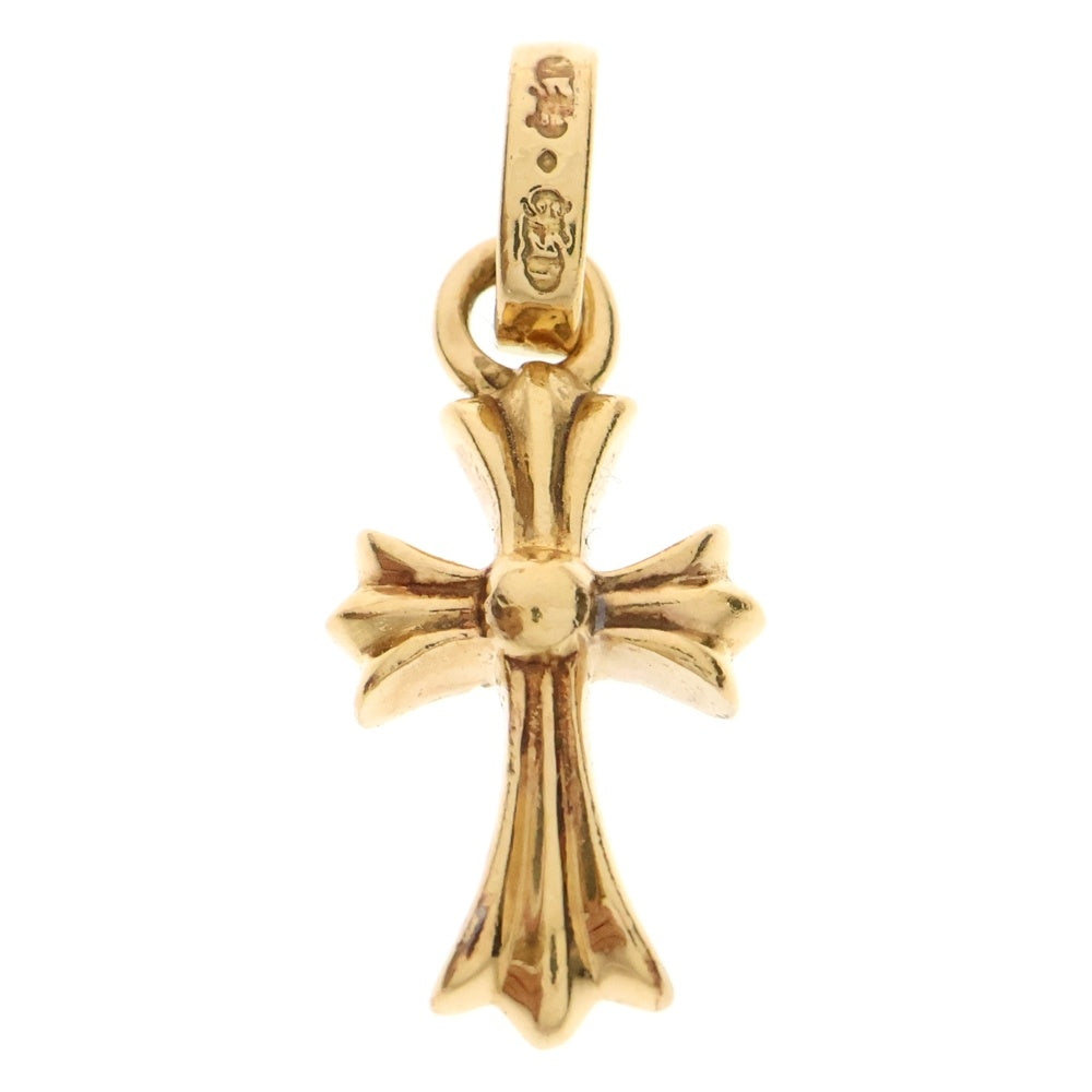 CHROME HEARTS(クロムハーツ) 22K CRS BBYFAT P/DIA ベイビーファットクロス PAVEダイヤ ペンダントトップ ゴールド BCA035