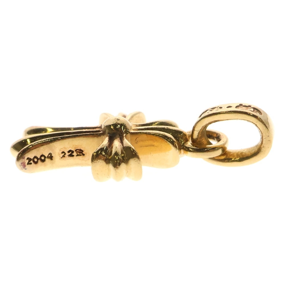 CHROME HEARTS(クロムハーツ) 22K CRS BBYFAT P/DIA ベイビーファットクロス PAVEダイヤ ペンダントトップ ゴールド BCA035