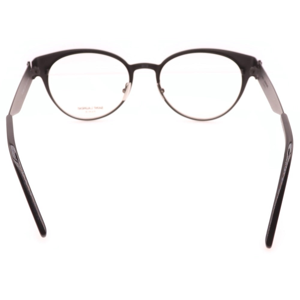 SAINT LAURENT PARIS(サンローランパリ) カサンドラ メタルフレーム ラウンドシェイプ メガネ アイウェア ブラック SL M045