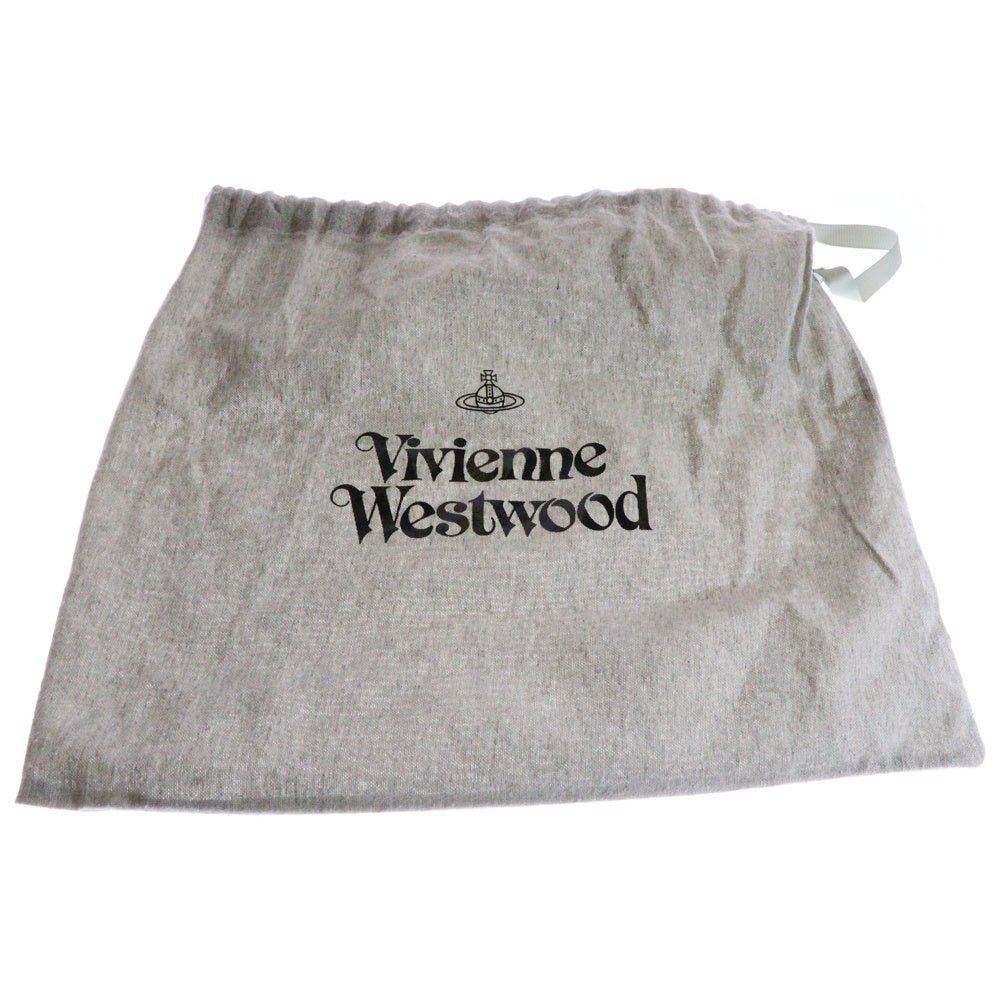 Vivienne Westwood(ヴィヴィアンウエストウッド) YASMINE ヤスミン ロゴ刺繍 コットンハンドバッグ マルチカラー