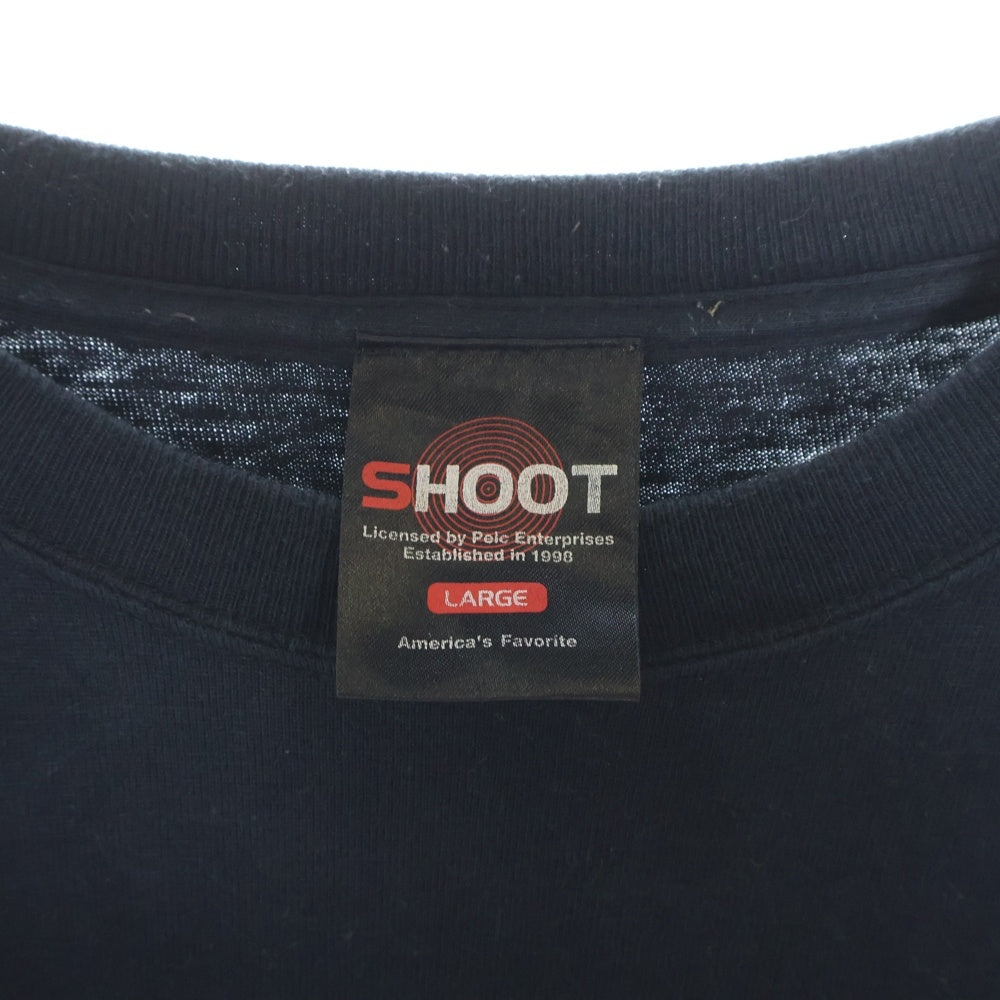 VINTAGE(ヴィンテージ) 00S VINTAGE SLAYER 2006 TUOR SHOOT ヴィンテージ スレイヤー ツアー 両面アームプリント クルーネック コットン 長袖Tシャツ カットソー ブラック