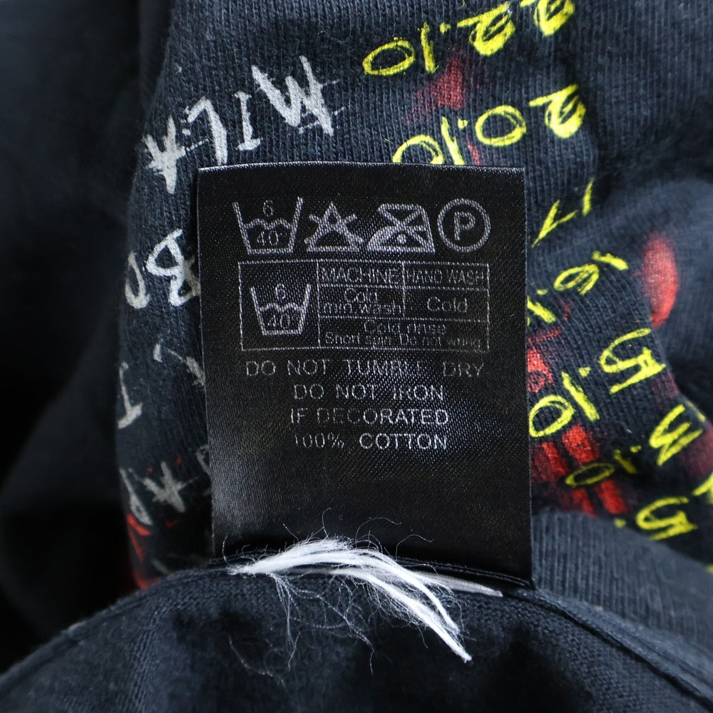 VINTAGE(ヴィンテージ) 00S VINTAGE SLAYER 2006 TUOR SHOOT ヴィンテージ スレイヤー ツアー 両面アームプリント クルーネック コットン 長袖Tシャツ カットソー ブラック