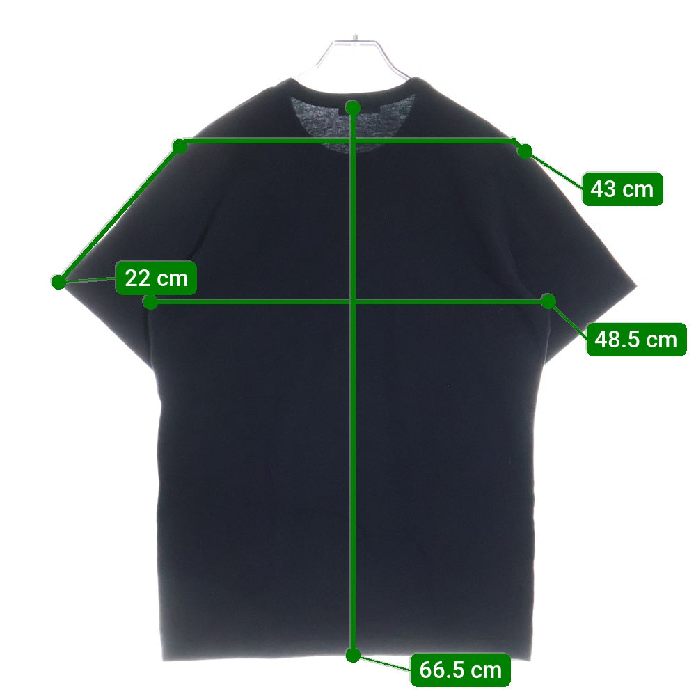 Y's for men(ワイズフォーメン) GOZILLA TEE ゴジラ プリント 半袖Tシャツ カットソー ブラック MV-T73-065