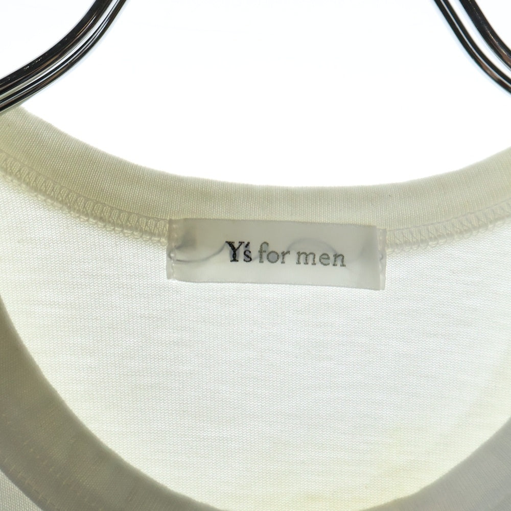 Y's for men(ワイズフォーメン) GOZILLA TEE ゴジラ プリント 半袖Tシャツ カットソー ホワイト MV-T73-065