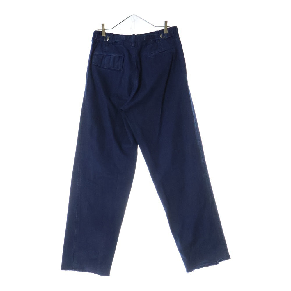 Y's for men(ワイズフォーメン) コットン ロゴプリント ミリタリー デニムパンツ インディゴ MC-P02-005