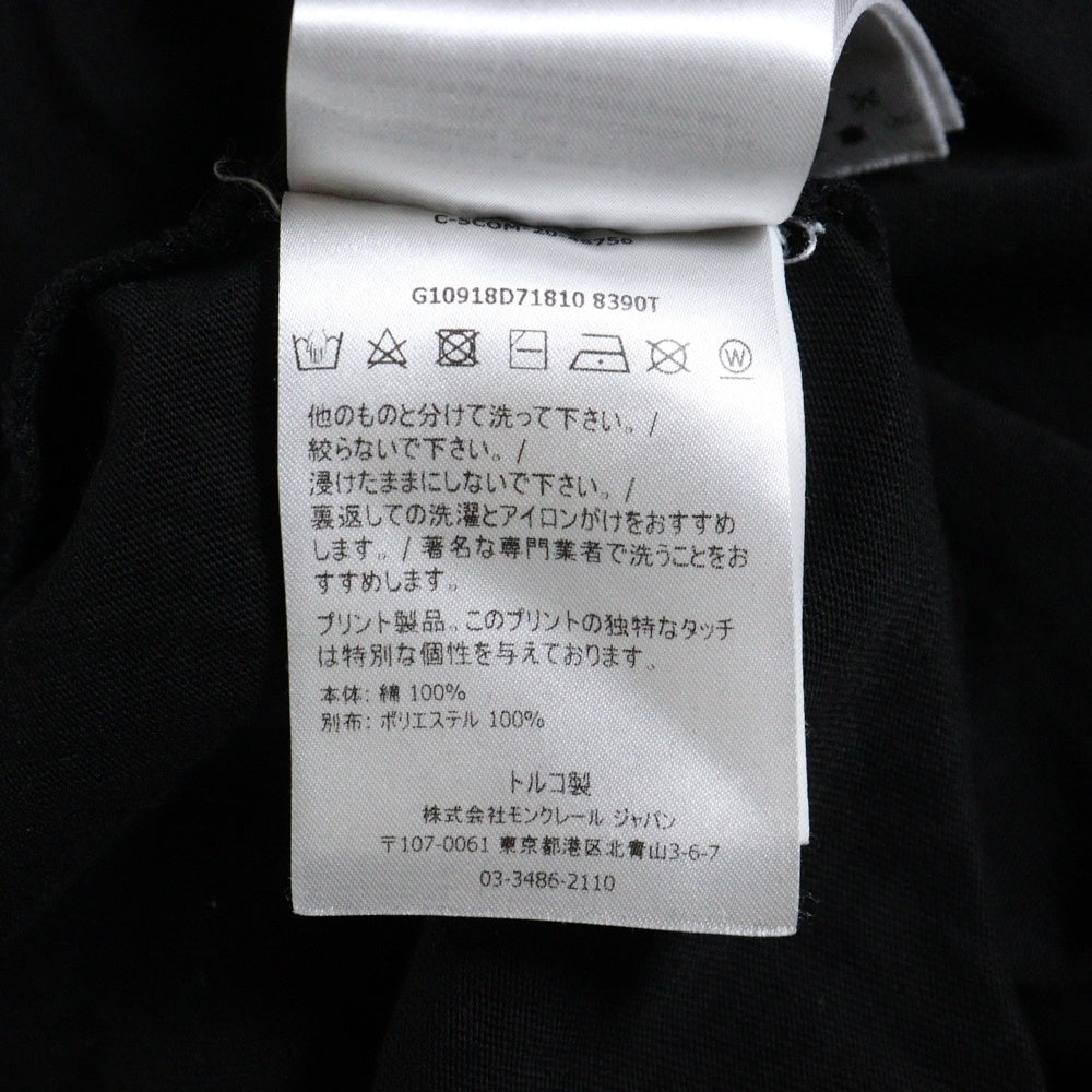 MONCLER(モンクレール) 20AW MAGLIA T-SHIRT マグリア 長袖Tシャツ クルーネックカットソー ブラック G10918D71810