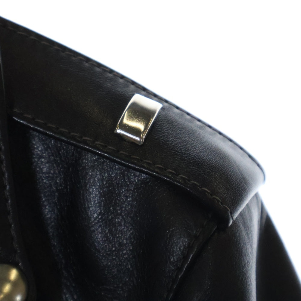 THE REAL McCOY'S(ザリアルマッコイ) BUCO J-24 COMBINATION TANNED LEATHER JACKET ホースハイド コンビ鞣し ダブルライダース レザージャケット ブラック BJ19003