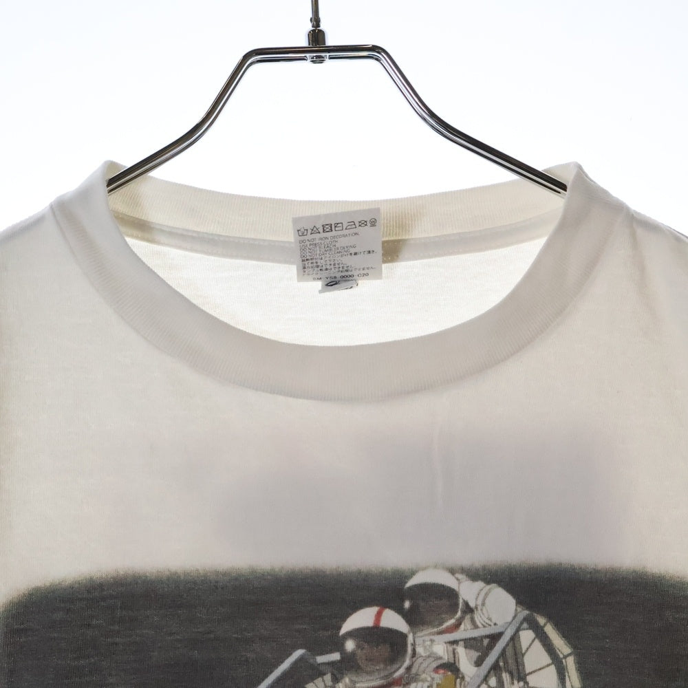 SAINT MICHAEL(セントマイケル) 24SS FREEDOM フリーダム 両面プリント クルーネック カットソー 半袖Tシャツ ホワイト SM-YS8-0000-C20