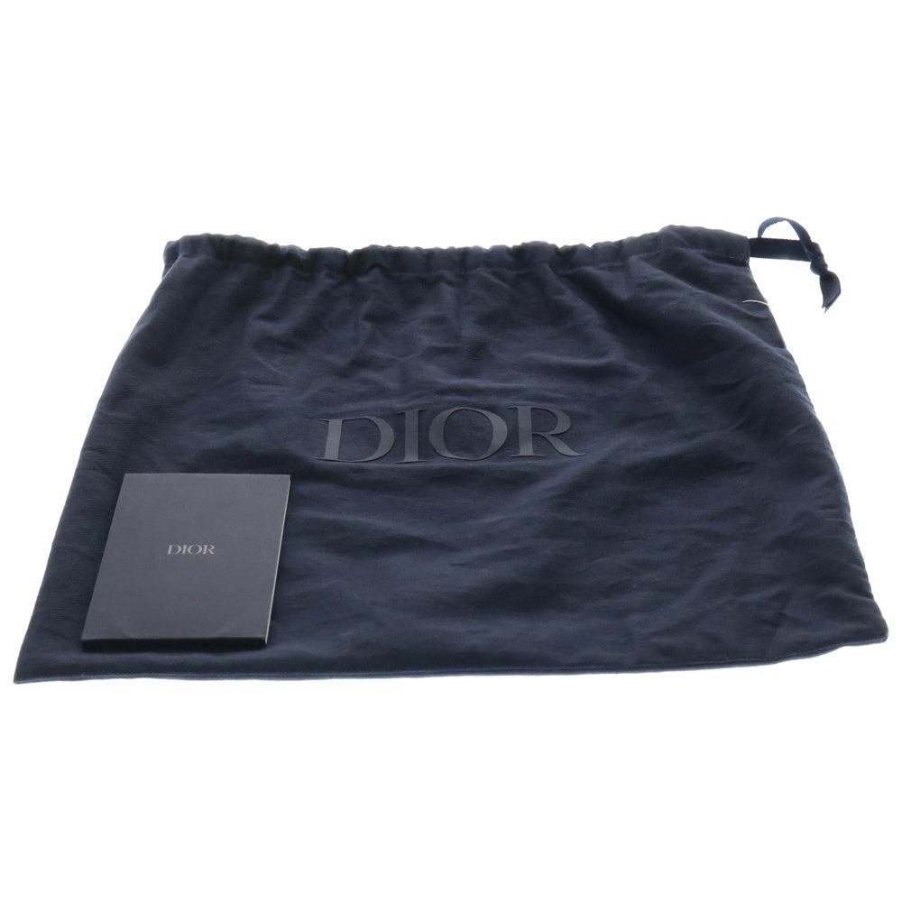 DIOR(ディオール) × SACAI MINI SADDLE BELT BAG NYLON サカイ ナイロン切替 レザー ミニ サドル ベルト ショルダー バッグ ネイビー/カーキ 1ADCA374USC