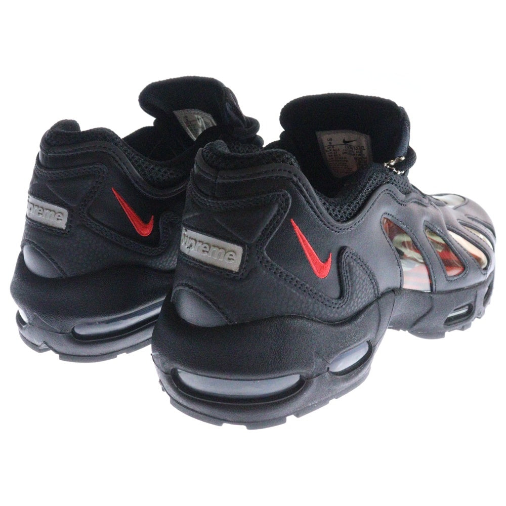 NIKE(ナイキ) ×SUPREME AIR MAX 96 シュプリーム エアマックス96 ローカットスニーカー ブラック US9/27cm CV7652-002