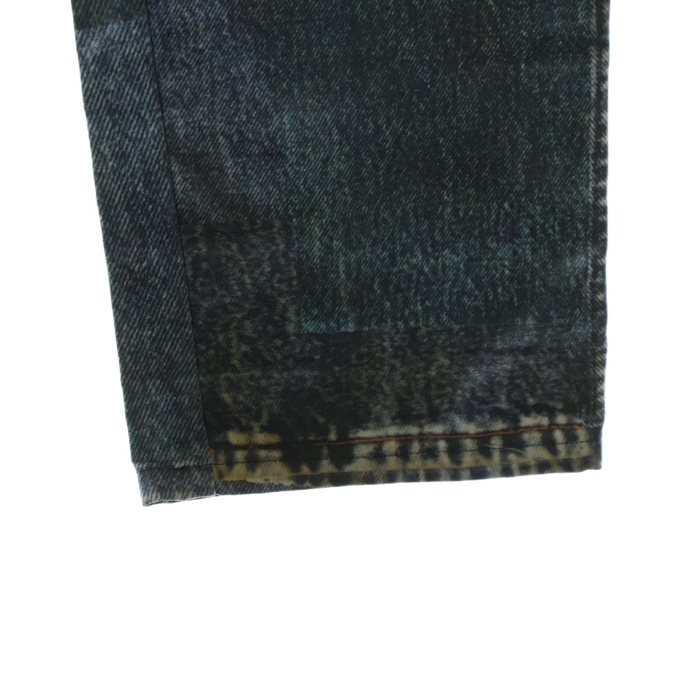 Maison Margiela 10(メゾン マルジェラ) 12SS Transfer Denim Printing Pants 転写 デニム プリント パンツ インディゴ S30LA0054