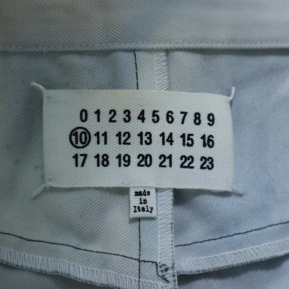 Maison Margiela 10(メゾン マルジェラ) 12SS Transfer Denim Printing Pants 転写 デニム プリント パンツ インディゴ S30LA0054