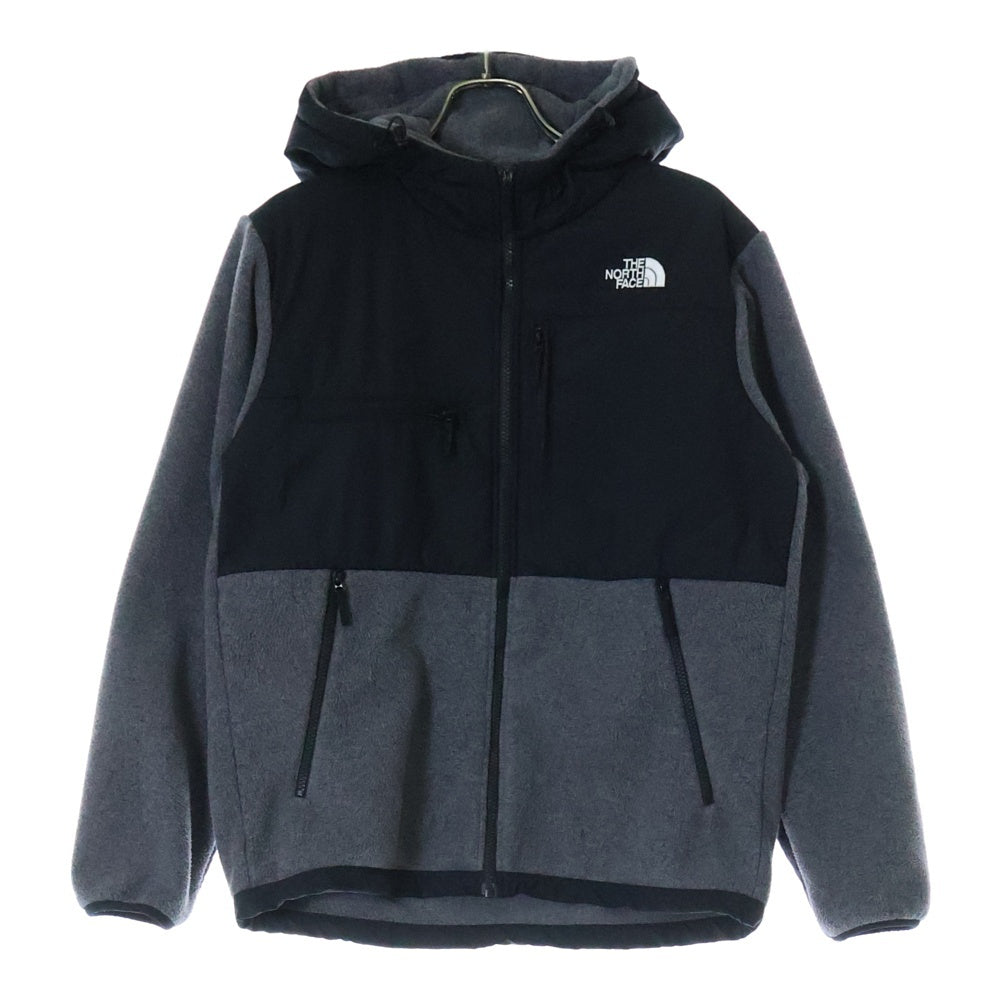 THE NORTH FACE(ザノースフェイス) DENALI HOODIE デナリ ジップアップフーディー フリースジャケット ブラック/グレー NA71832