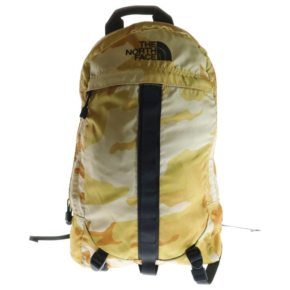 THE NORTH FACE(ザノースフェイス) GOSSAMER ゴッサマー ロゴ刺繍付き ナイロンリュックサック バックパック イエロー/ブラック NM06516