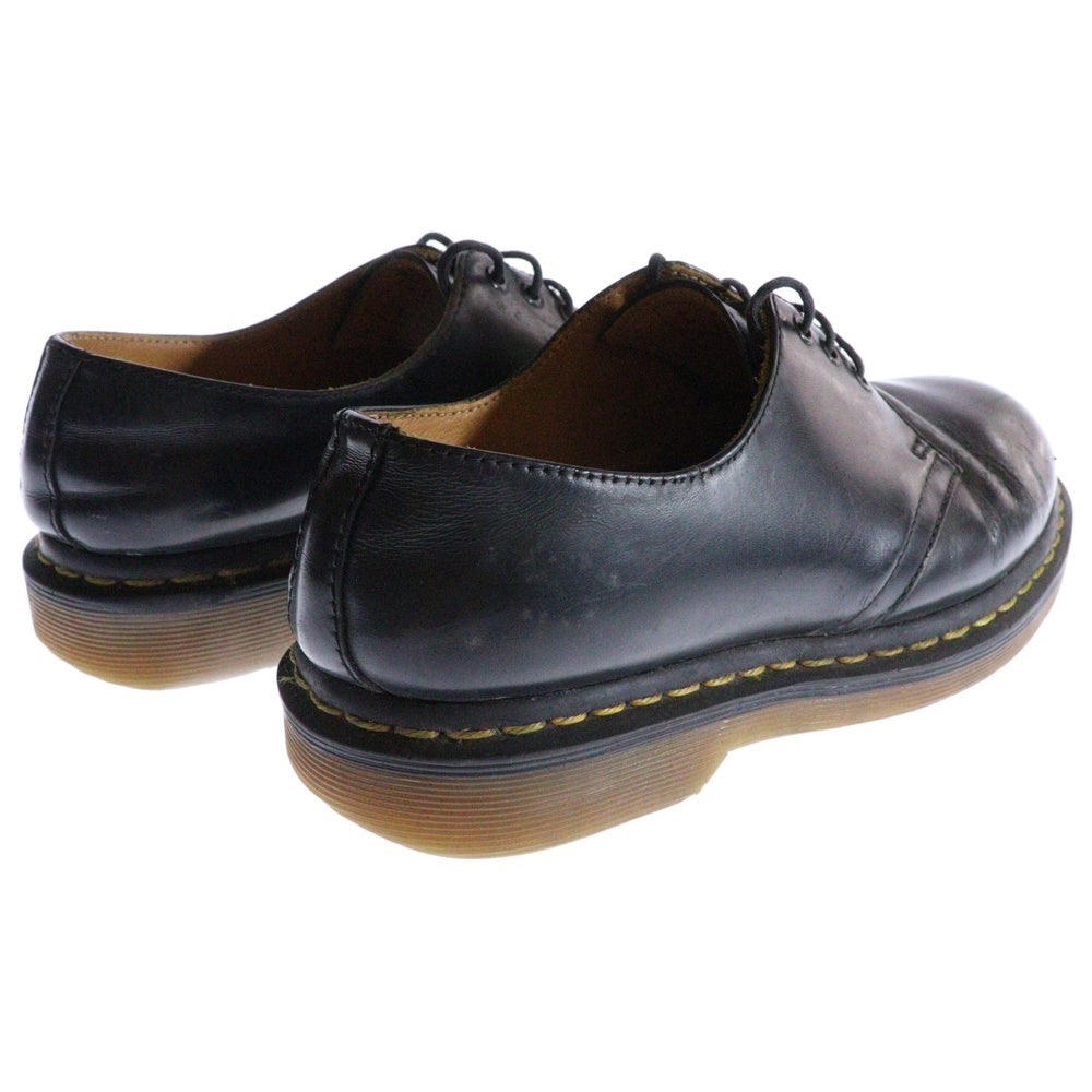 Dr.Martens(ドクターマーチン) 3ホール イエローステッチ レザードレスシューズ レディース ブラック 1461