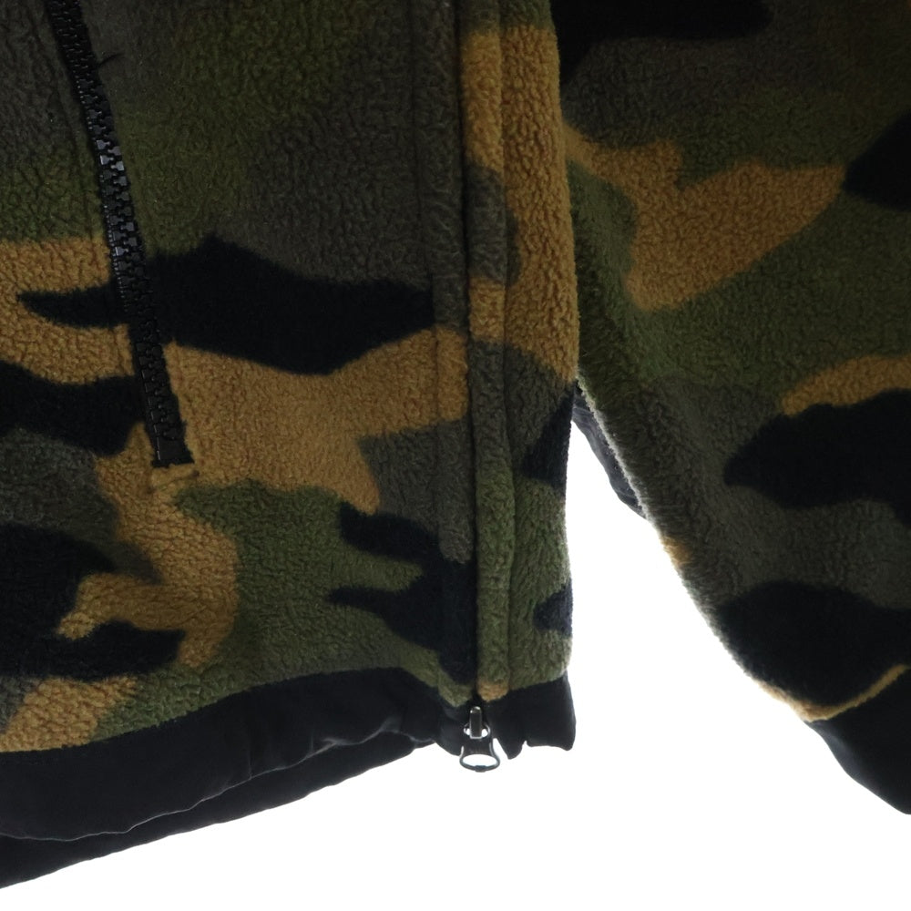 THE NORTH FACE(ザノースフェイス) DENALI ANORAK デナリ アノラック カモフラ ハーフジップフーデッドフリースジャケット ブラック/カーキ NF0A3MMTFQ9