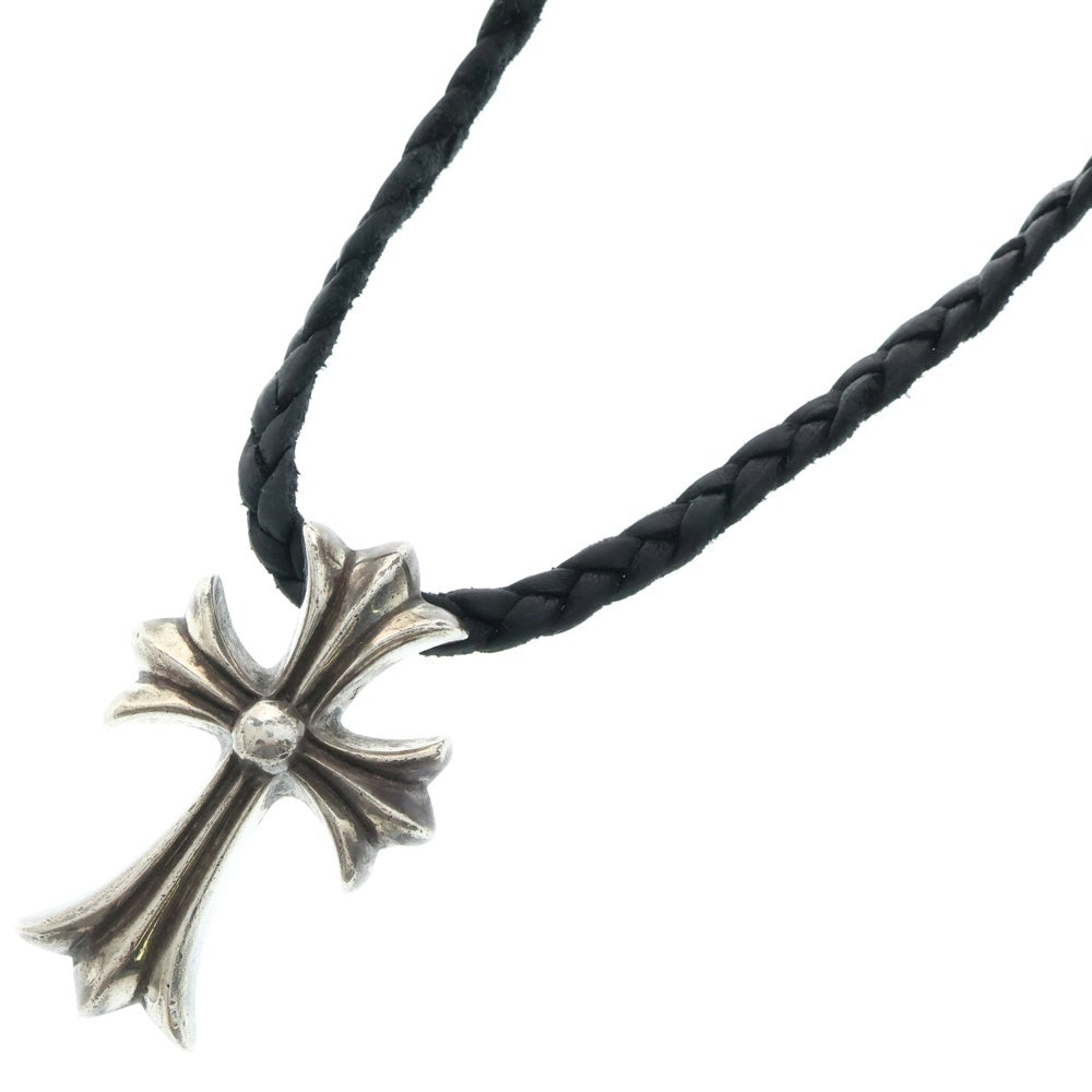 CHROME HEARTS(クロムハーツ) CH CRS SMLスモールCHクロス BC ボロチップブレイド ネックレス シルバー BCA220