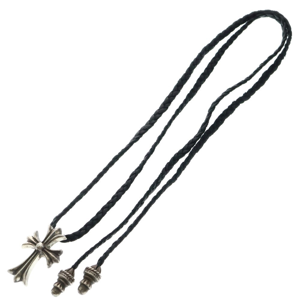 CHROME HEARTS(クロムハーツ) CH CRS SMLスモールCHクロス BC ボロチップブレイド ネックレス シルバー BCA220
