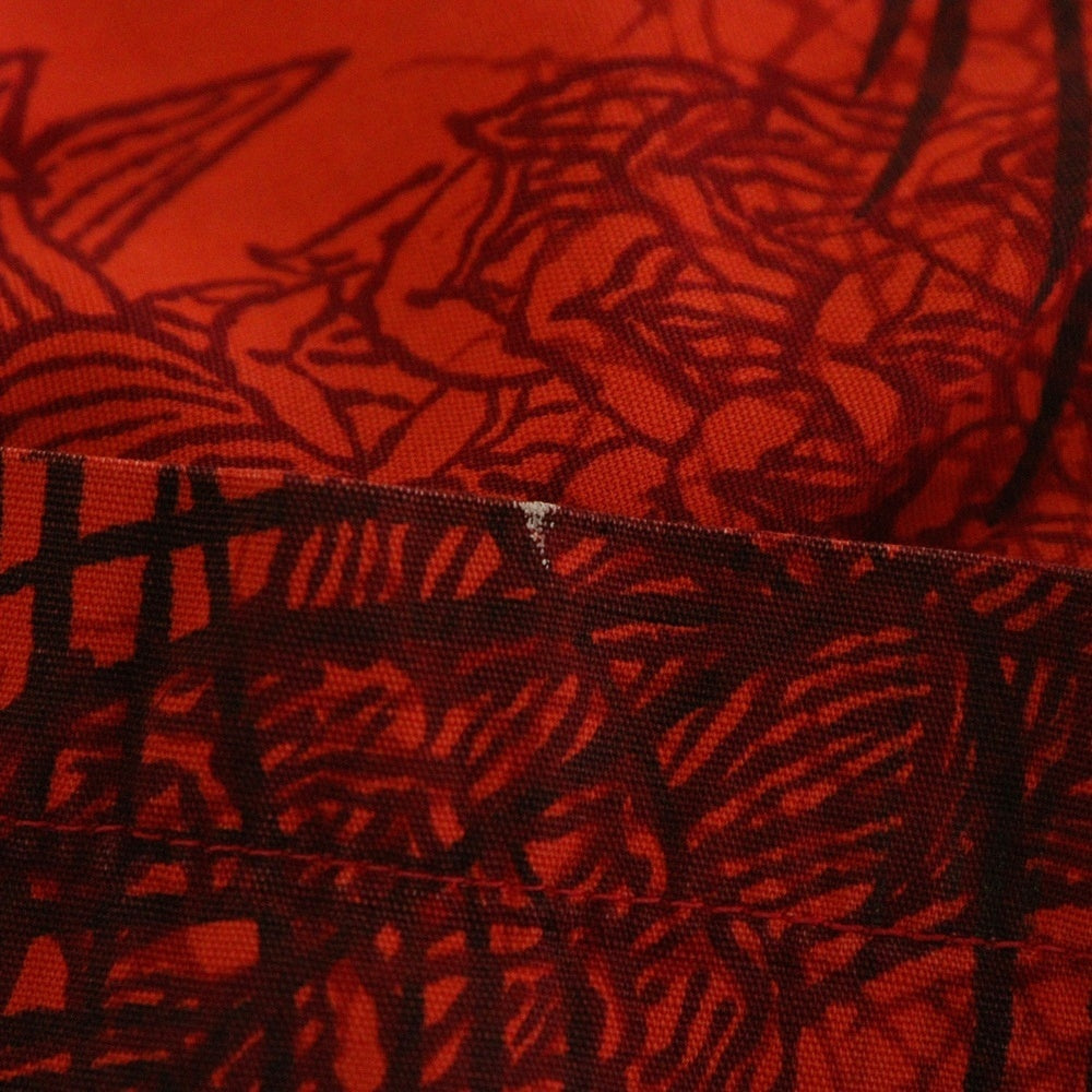 VINTAGE(ヴィンテージ) 50-60S VINTAGE KAMEHAMEHA ALOHA SHIRT ヴィンテージ カメハメハ 総柄プリント 半袖アロハシャツ レッド