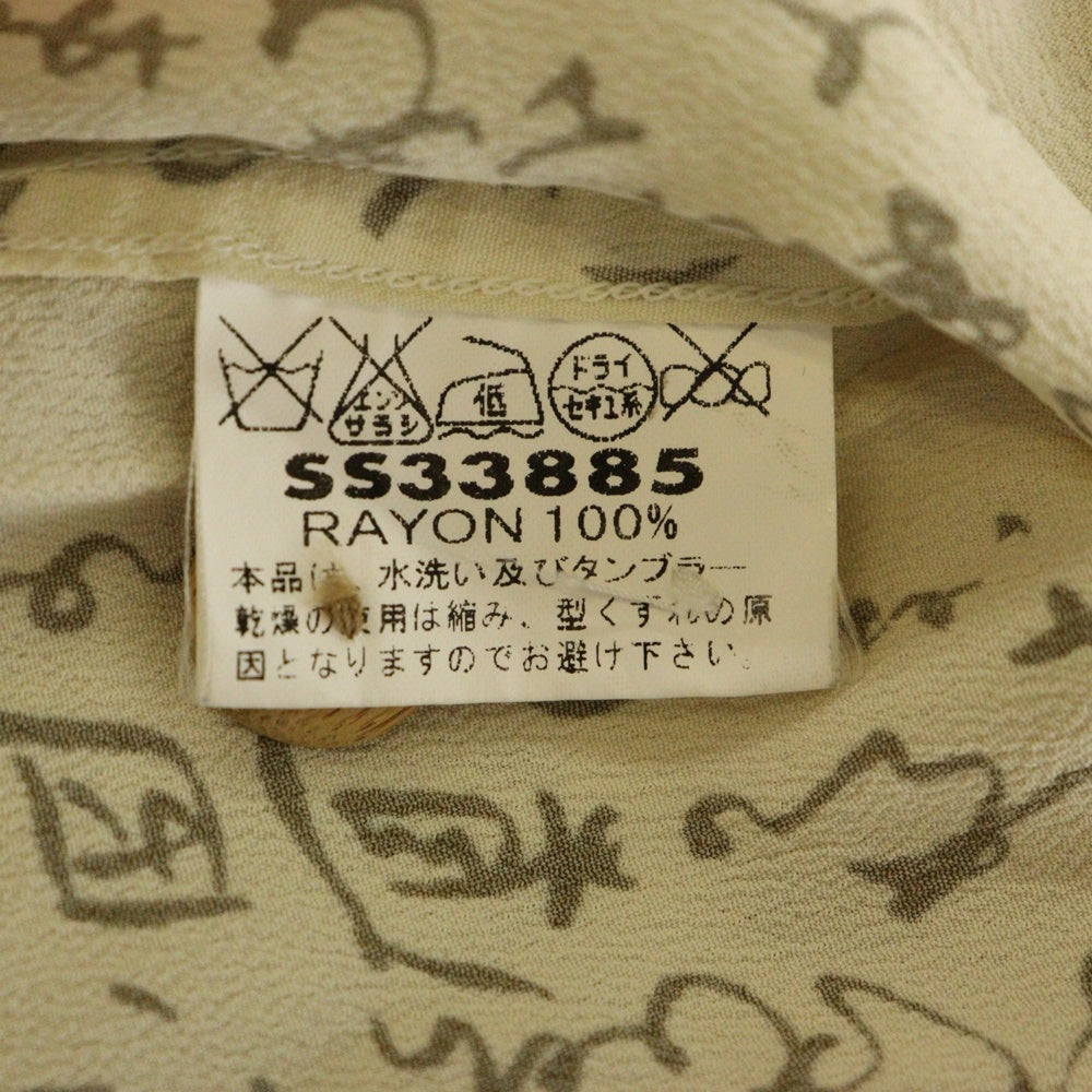 SUN SURF(サンサーフ) SCRIPT AND HAWKS RAYON ALOHA SHIRT スクリプトアンドホークス 総柄プリント 半袖レーヨン アロハ オープンカラーシャツ ピンク SS33885