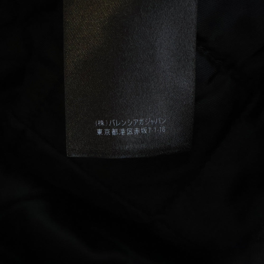 BALENCIAGA(バレンシアガ) 21AW 裏地キルティング フランネルチェック 長袖シャツジャケット ブルー/ホワイト 642339 TKM27