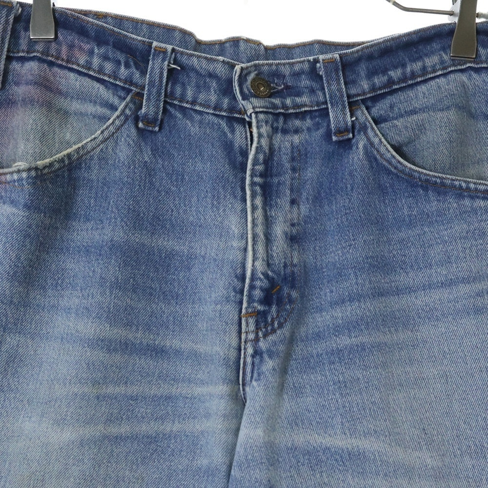 Levi's(リーバイス) 80S VINTAGE 684 ヴィンテージ ボタン裏575 オレンジタブ スモールe ジップフライ デニム フレアパンツ ベルボトム インディゴ